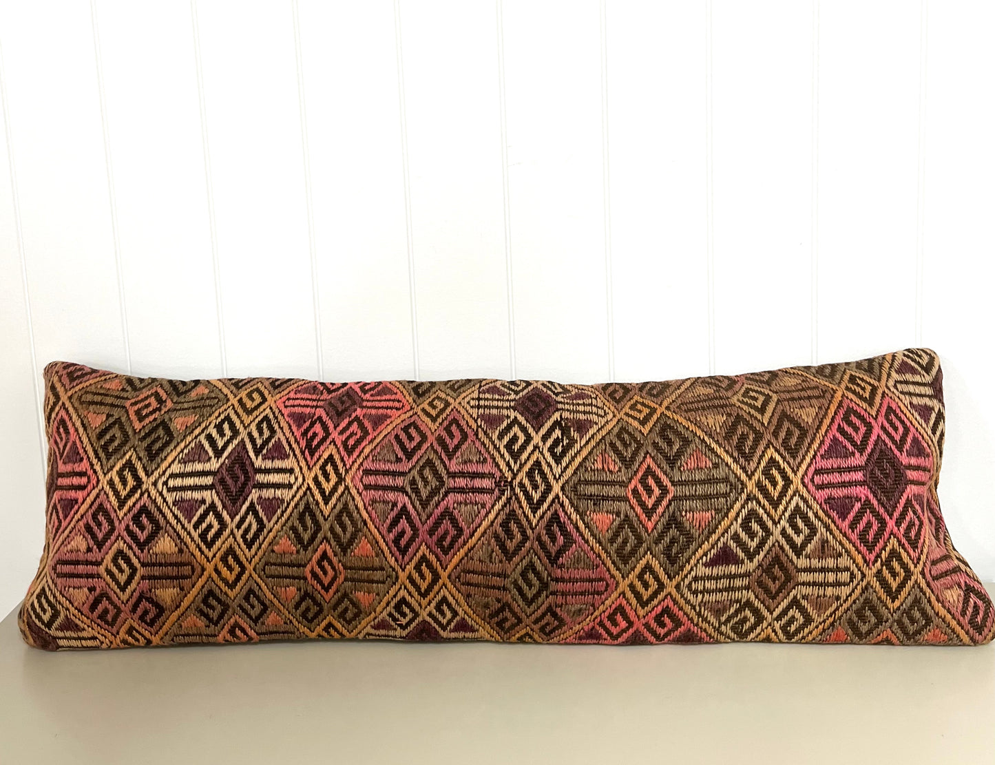 Turkish "recycled kilim/grain sack" cushion