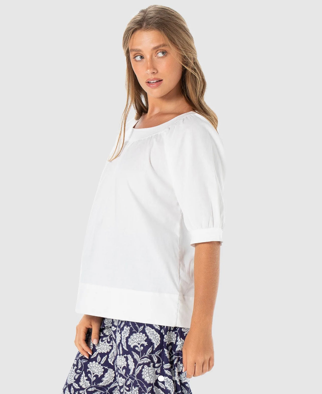 boomshankar || bliss top || white