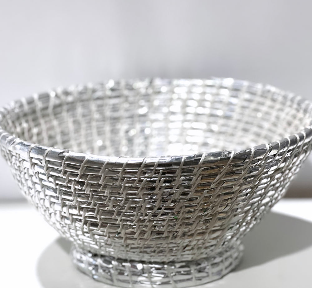 large recycled rubbish bowl