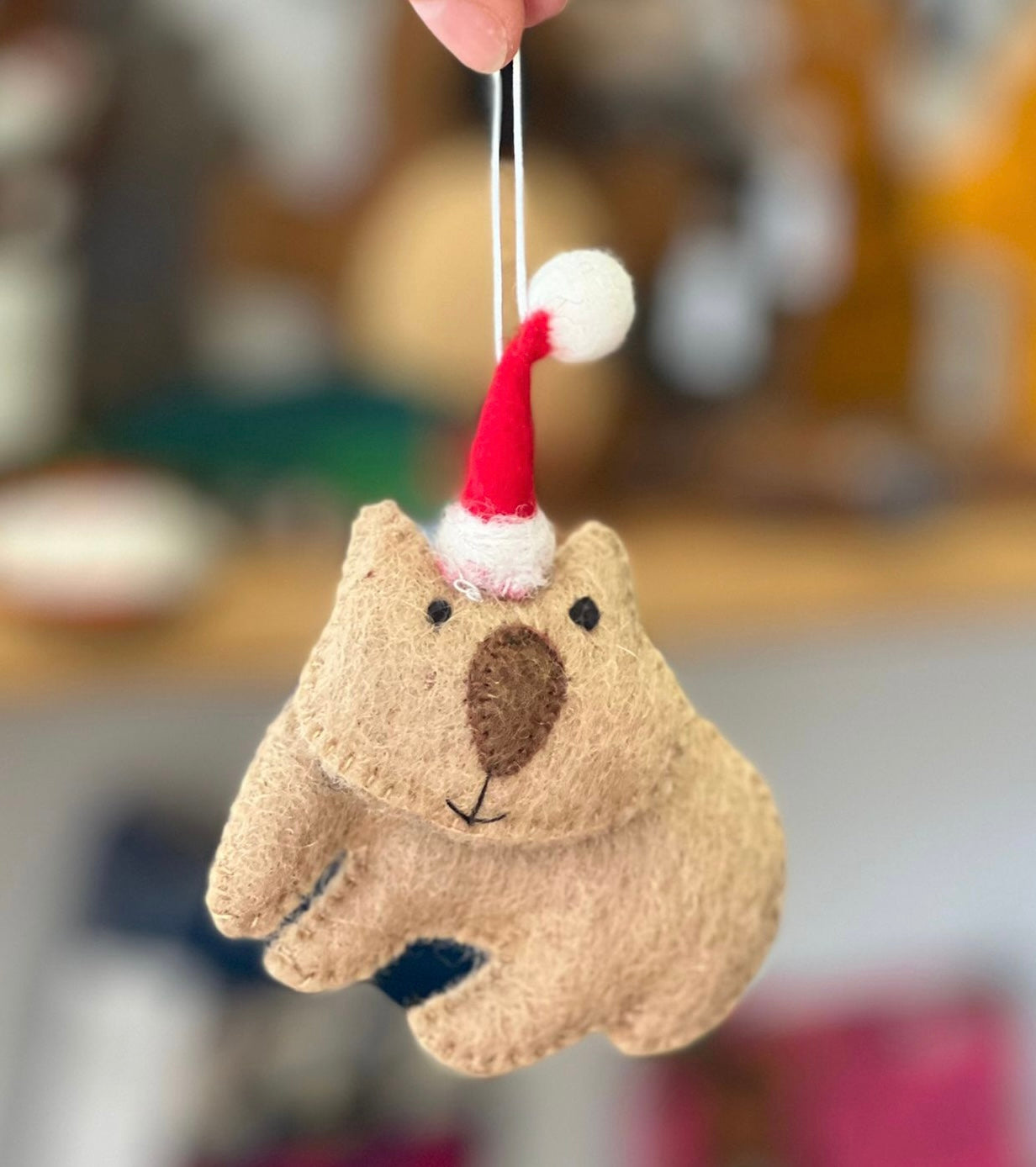 ethik felt ||  2D aussie animal xmas decorations