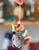 ethik felt || 3d  rainbow porcupine xmas decoration