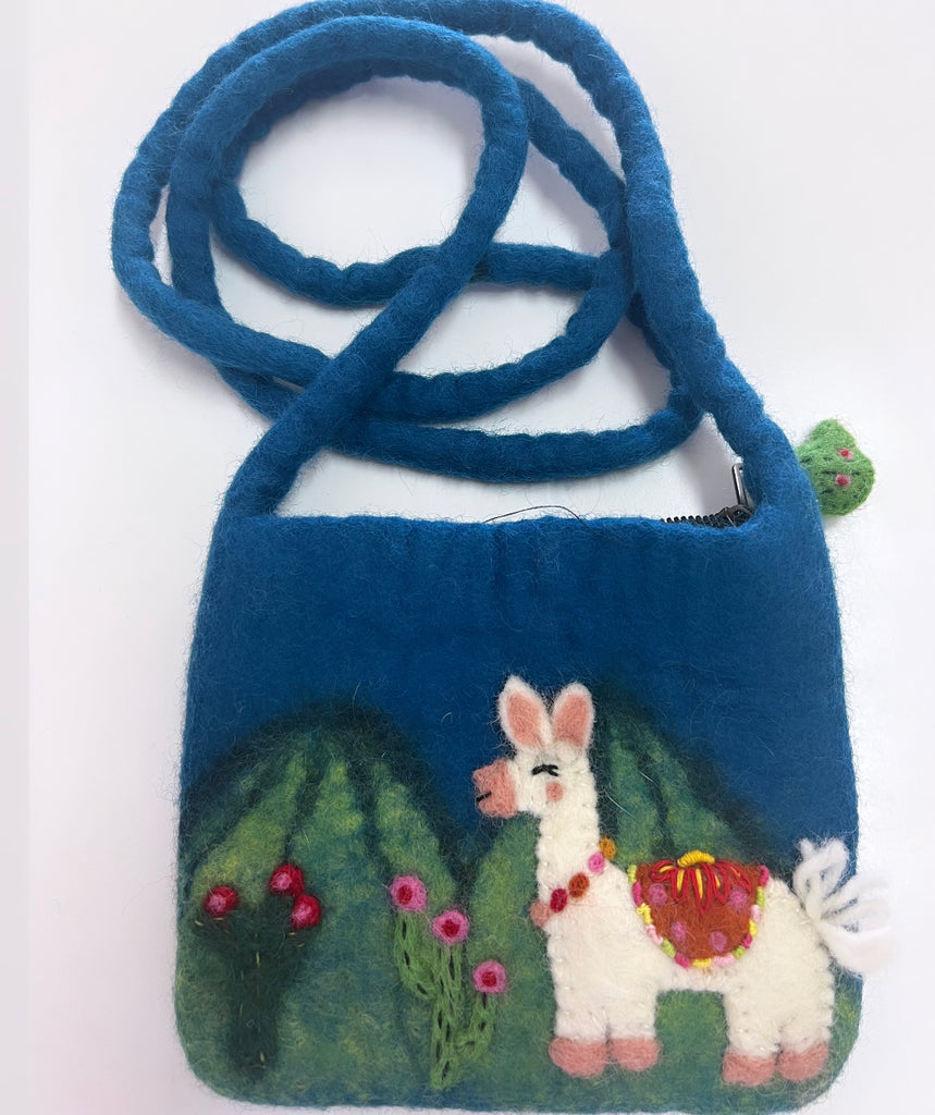 Felt Llama bag