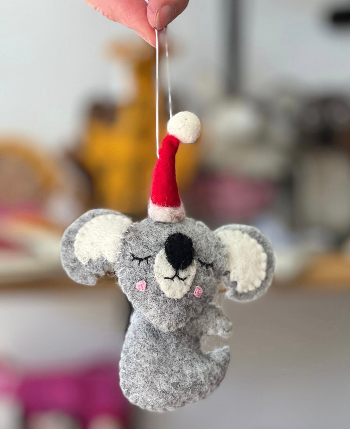 ethik felt ||  2D aussie animal xmas decorations