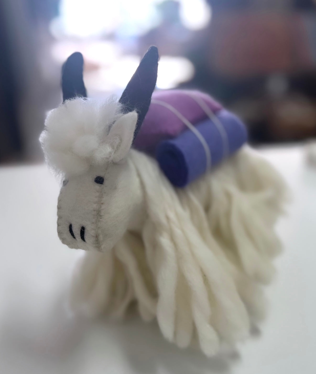 Felt Yak toy