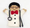 felt doctor and nurse hand puppet