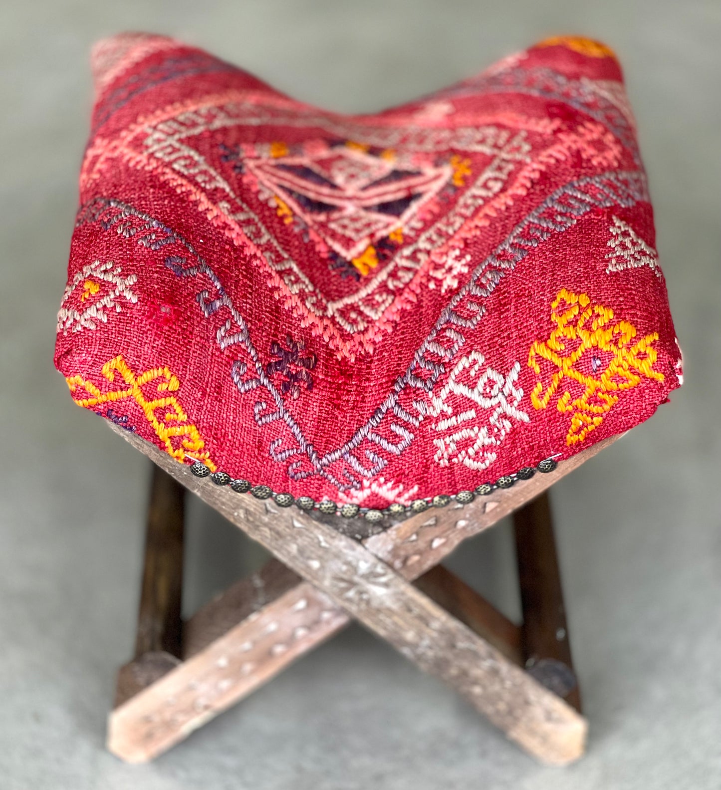 Vintage Turkish Teahouse Stool