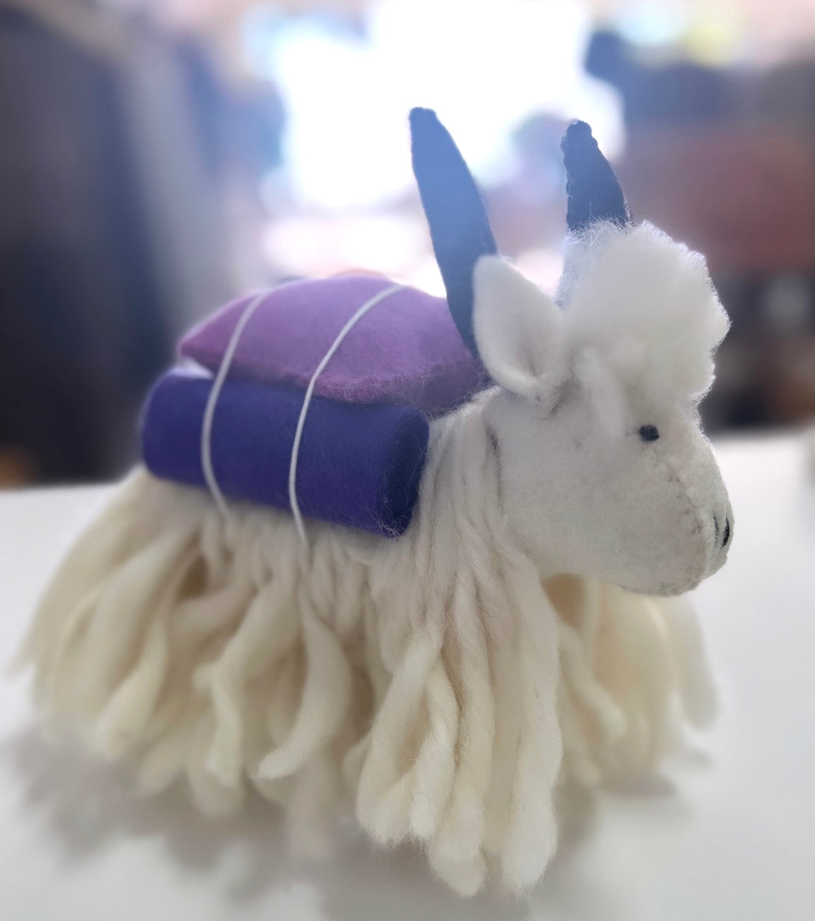 Felt Yak toy